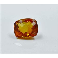 6.94ct Cushion Shape mandarine Citrine