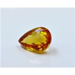 9.42ct Pear Shape mandarine Citrine