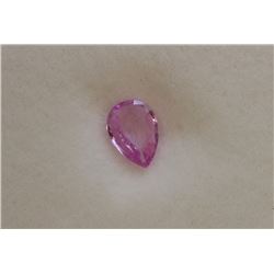 0.60CT Pear Shape  Natural Ceylon Pink Sapphire