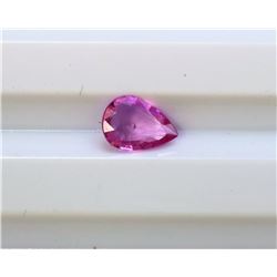 0.55ct Pear Shape  Natural Ceylon Pink Sapphire