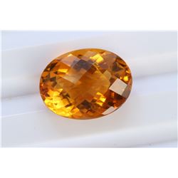 6.94ct Oval Shape mandarine Citrine