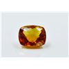 Image 1 : 7.13ct Cushion Shape mandarin Citrine
