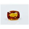 Image 1 : 9.39ct Emerald Shape mandarin Citrine