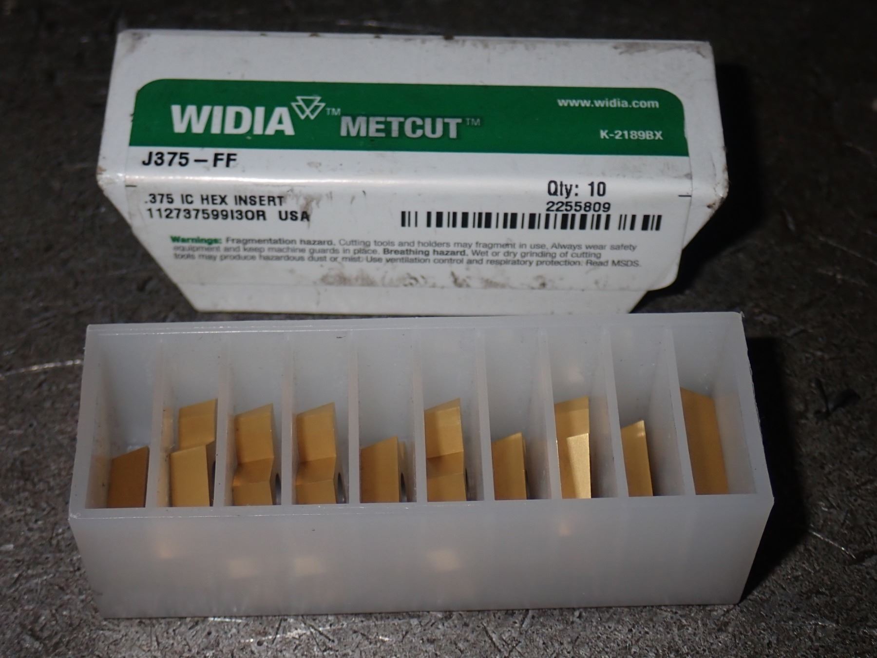 Widia Metcut Insert - LOT