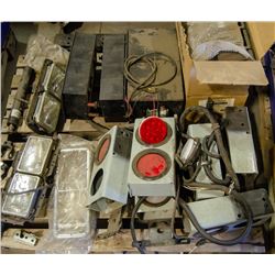 PALLET OF ASSORTED AUTOMOTIVE LIGHTING & HEATERS