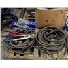 Image 1 : PALLET OF TUBING, PIPE FITTINGS, & BOLT CUTTERS