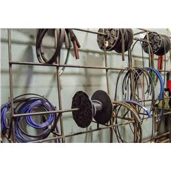 LOT OF 2 WALL MOUNTED HOSE RACKS