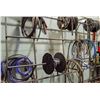 Image 1 : LOT OF 2 WALL MOUNTED HOSE RACKS