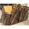 Image 1 : LOT OF 43 STACKING PLASTIC CHAIRS