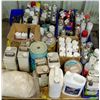 Image 1 : PALLET OF ASSORTED SEALERS, FILLERS, THINNERS,