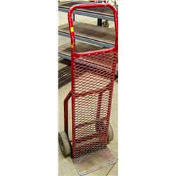 RED METAL 2 WHEEL DOLLY W/ MESH BACK