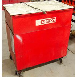 CITATION INDUSTRIAL PARTS CLEANER ON CASTORS