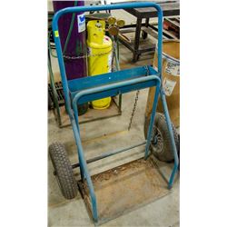 BLUE DUAL GAS CANISTER DOLLY