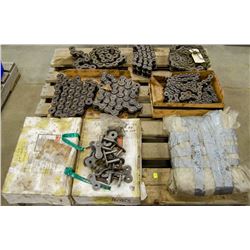 PALLET OF ASSORTED OILFIELD CHAIN