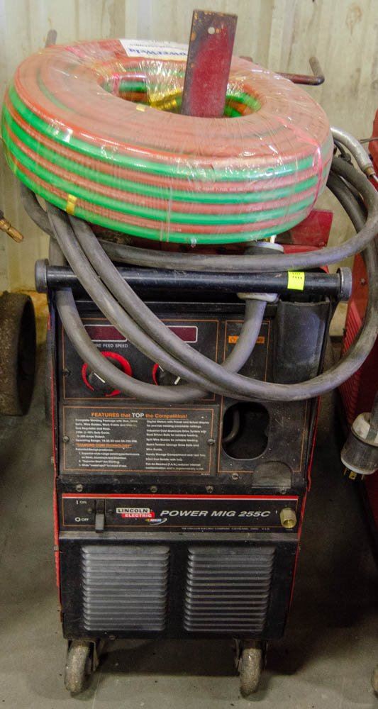 LINCOLN ELECTRIC POWER MIG 255C WELDER W/