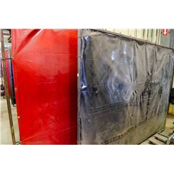 LOT OF 2 WELDING CURTAINS