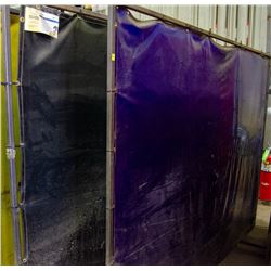 LOT OF 2 WELDING CURTAINS