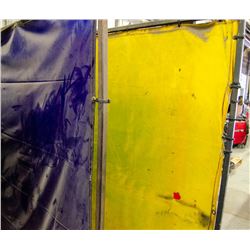 LOT OF 2 WELDING CURTAINS