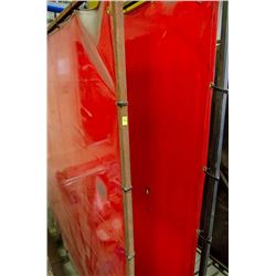 LOT OF 2 WELDING CURTAINS