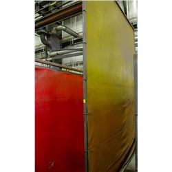 TALL YELLOW WELDING CURTAIN