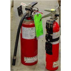 LOT OF 2 ABC FIRE EXTINGUISHERS
