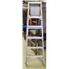Image 1 : STUDY ALUMINUM 6 FOOT A-FRAME LADDER