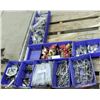Image 1 : PALLET W/ ASSORTED VALVES, INDUSTRIAL SAFETY PINS