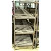 Image 1 : WELDED STEEL 4-TIER STORAGE RACK 96"X24.5"X60"