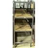 Image 1 : WELDED STEEL 3-TIER STORAGE RACK 96"X24.375"X60"