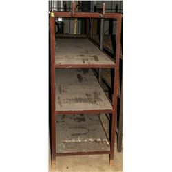 WELDED STEEL 4-TIER STORAGE RACK 96"X24.5"X60"