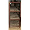 Image 1 : WELDED STEEL 4-TIER STORAGE RACK 96"X24.5"X60"