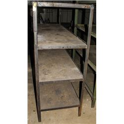 WELDED STEEL 4-TIER STORAGE RACK 72"X24.375"X60"