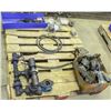 Image 1 : PALLET W/ HYDRAULIC LEVER CONTROLS, TUBING, & MORE