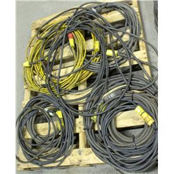 10 HEAVY DUTY EXTENSION CORDS.