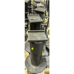 LOT OF 4 16" INDUSTRIAL LEVELING STANDS