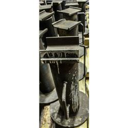 LOT OF 4 16" INDUSTRIAL LEVELING STANDS