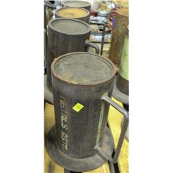 LOT OF 4 12.5" ROUND INDUSTRIAL LEVELING STANDS