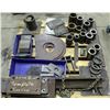 Image 1 : PALLET OF SERVICE RIG WELDING TEMPLATES, D-RINGS,
