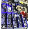 Image 1 : PALLET OF ASSORTED SIZED HOSE/ PIPE CLAMPS, ETC.