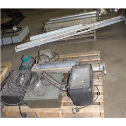 3 PALLETS OF ASSORTED COMMERCIAL LIGHTING & MISC.