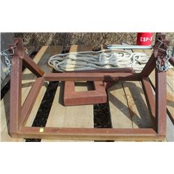 LOT OF 2 SPOOL STANDS