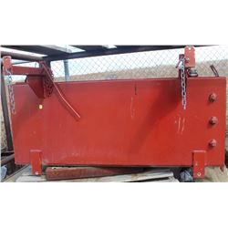 RED HYDRAULIC TANK
