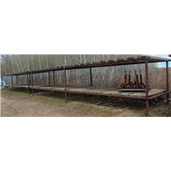 LOT OF 2 SECTIONS OF CUSTOM PALLET RACKING