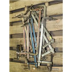 PALLET OF ASSORTED BAR CLAMPS