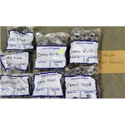 7 BAGS OF 3000PSI PIPE CROSSES
