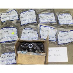 10 BAGS OF 3000PSI PIPE TEE'S