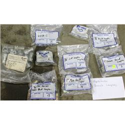9 BAGS OF HYDRAULIC QUICK COUPLERS