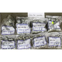 8 BAGS OF J/C 90DEGREE SWIVELS