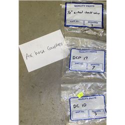 3 BAGS OF AIR HOSE COUPLERS