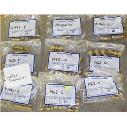 9 BAGS OF ASSORTED SYNFLEX CONNECTORS